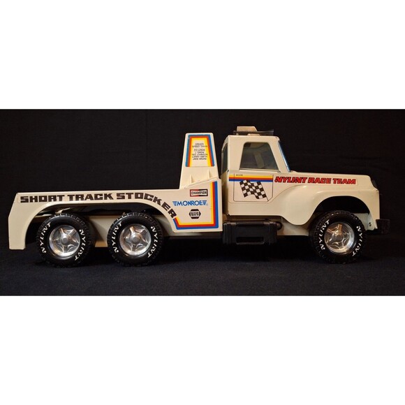 Nylint Pressed Steel Tow Truck, Race Team, Short Track Stocker 1980 Vintage Nice - Picture 4 of 7